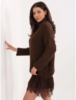 Sweter CH SW model 21776433 ciemny brązowy - FPrice