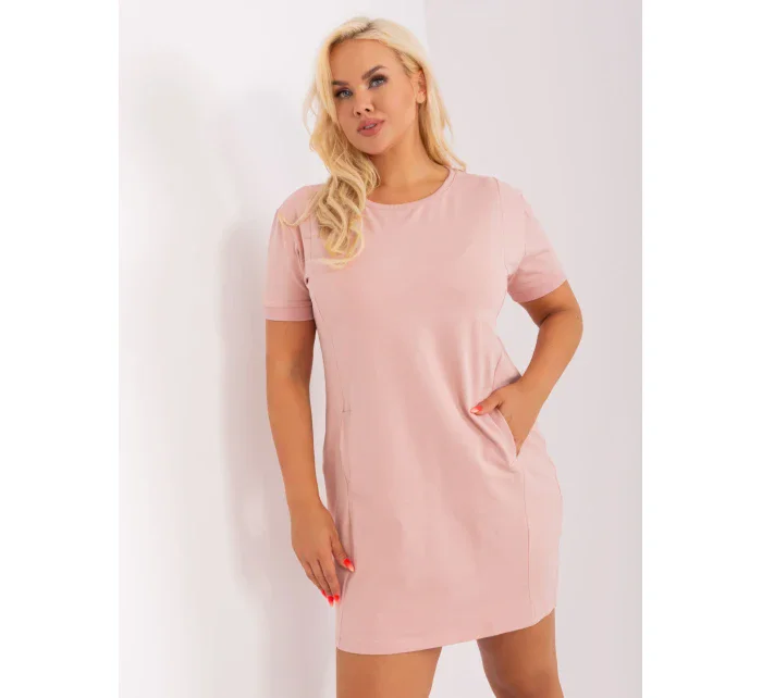 RV SK 8899 šaty.14P světle růžová