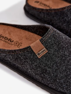 Pánské profilaktické papuče – tmavě šedé Inblu