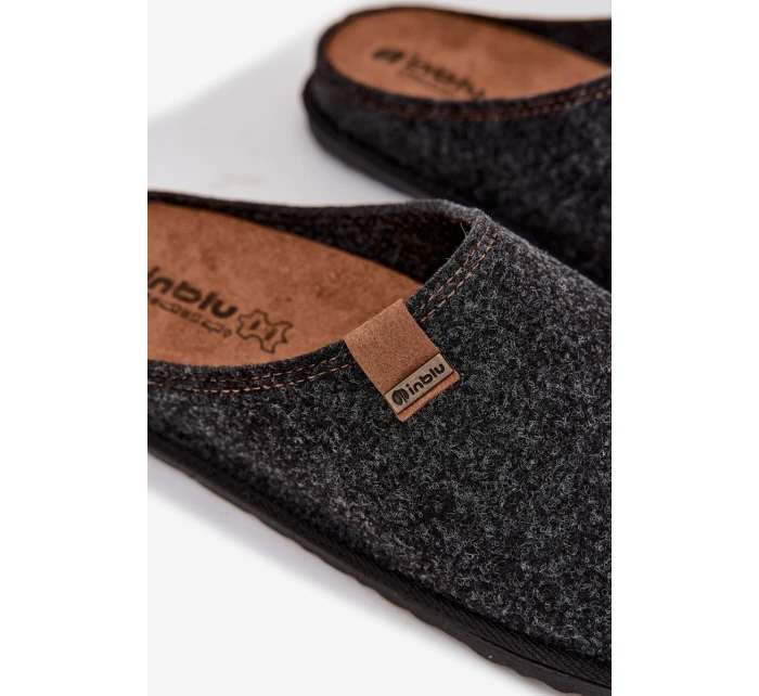 Pánské profilaktické papuče – tmavě šedé Inblu Pánské profilaktické papuče – tmavě šedé Inblu