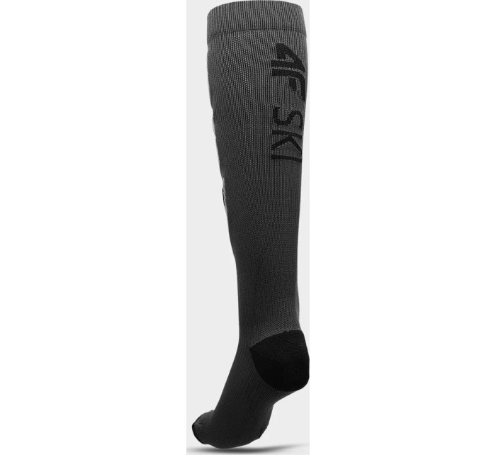 Pánské lyžařské ponožky 4F AW22UFSOM030 tmavě šedé