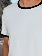 Pánské základní bílé tričko FashionStreet RX5662