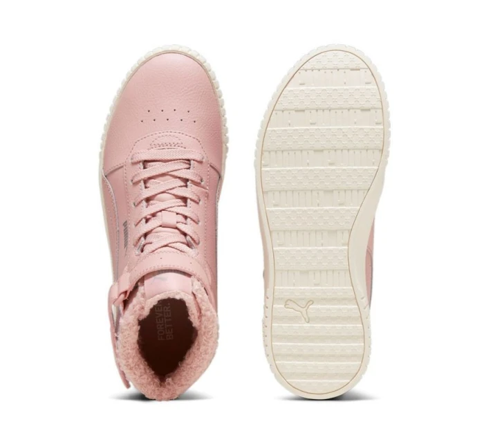 Dámské zimní boty Puma CARINA 2.0 MID WTR insulated eco leather sneakers pink (385852-04) dámské