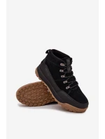 Semišové Pánské Turistické Boty Big Star SS174265 Černé Semišové Pánské Turistické Boty Big Star SS174265 Černé
