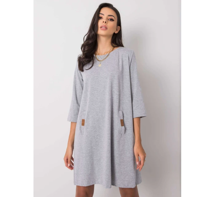 Šaty RV SK 6274.36P šedá