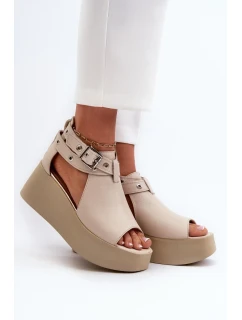 Bota na klínech model 196627 Step in style