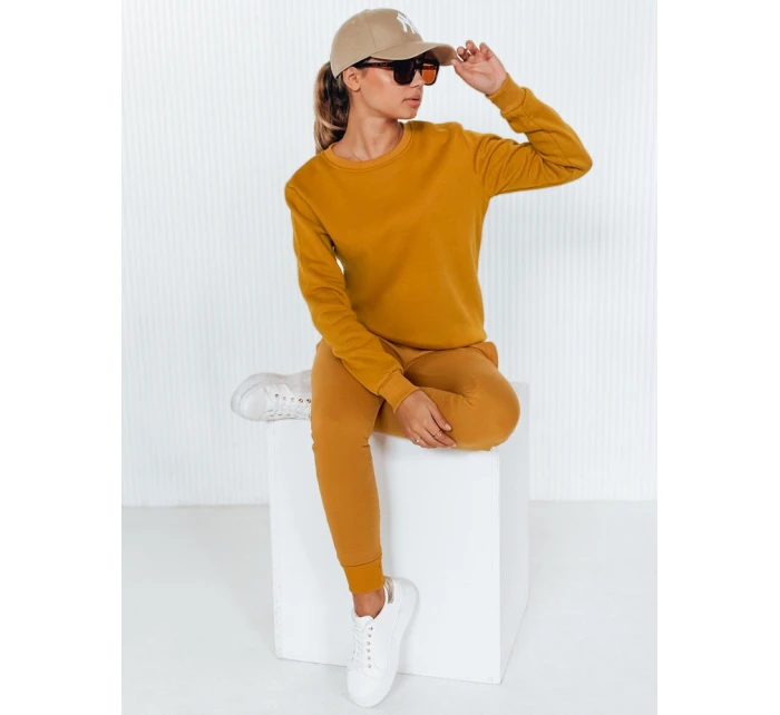 Dámský teplákový komplet FITT camel FashionStreet AY0505