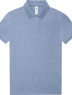 B&C My Polo 210 /women Dámské piqué polo z těžké bavlny 01.W463 heather blue