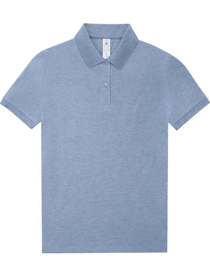 B&C My Polo 210 /women Dámské piqué polo z těžké bavlny 01.W463 heather blue B&C My Polo 210 /women Dámské piqué polo z těžké bavlny 01.W463 heather blue