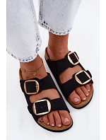 Dámské pantofle na korkové podrážce s  Černé model 22122995 - Lee Cooper