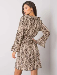 Šaty DHJ SK 13891B.07P černá a béžová