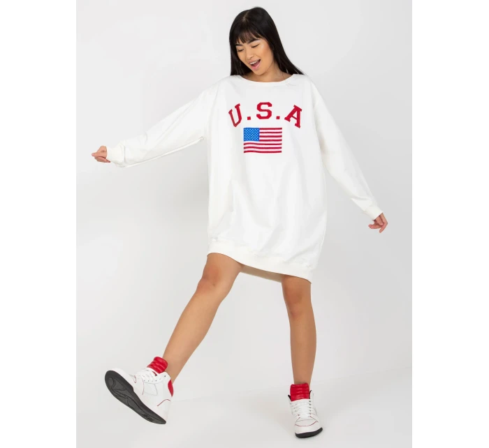 Mikina VI BL model 17866011 ecru - FPrice Mikina VI BL model 17866011 ecru - FPrice