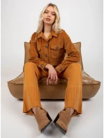 Kalhoty VI SP 20284.08P tmavě žlutá