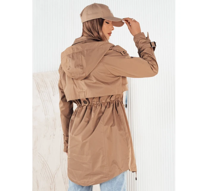 Dámská přechodná bunda parka BRENS béžová FashionStreet TY4231