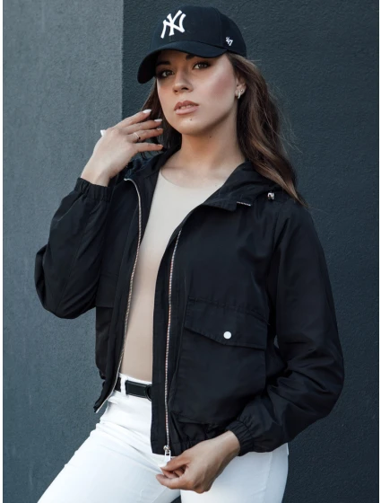 Dámská přechodná bunda s kapucí BELIJ černá FashionStreet TY4470