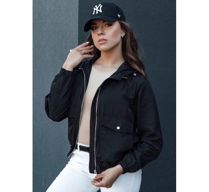 Dámská přechodná bunda s kapucí BELIJ černá FashionStreet TY4470