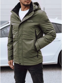 Pánská zimní bunda s kapucí zelená FashionStreet TX4909