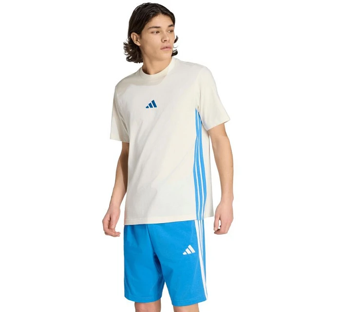Pánské tričko adidas Essentials 3 Stripes cream KC0888 pánské Pánské tričko adidas Essentials 3 Stripes cream KC0888 pánské