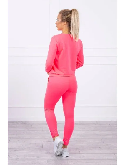 Tepláková souprava růžová neonová Tepláková souprava růžová neonová