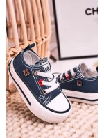 Dětské Klasické Tenisky Nízké BIG STAR HH374195 Tmavě Modré Dětské Klasické Tenisky Nízké BIG STAR HH374195 Tmavě Modré