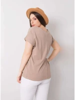 T shirt RV TS model 22042483 ciemny bezowy - FPrice