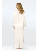 Pyžamo Amina Light Ecru - Dkaren