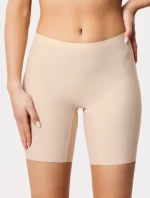 Stahovací kalhotky s nohavičkou Bermudy Comfort tělová - Julimex