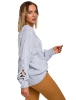 Dámský svetr M539  fuchsiový - Moe