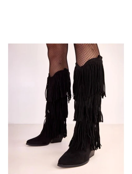 Kozačky na podpatku  model 220241 Solea