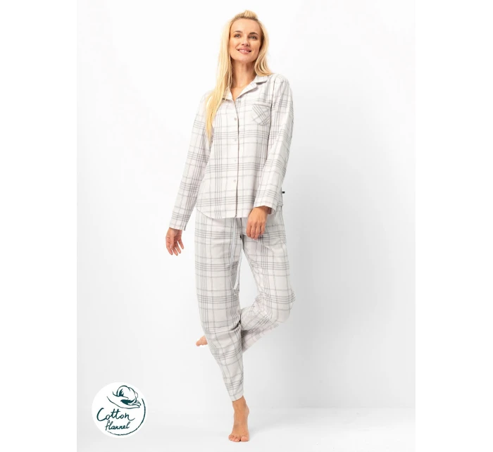 Pyžamo Key LNS 401 B25 long/r S-XL dámský úplet