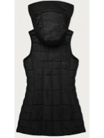 Černá dámská vesta s kapucí S'West (B8226-1)