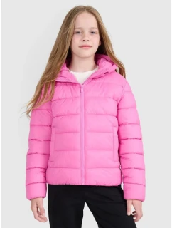 Dívčí péřová bunda se syntetickou výplní 4F 4FJRAW25TDJAF0816-54S