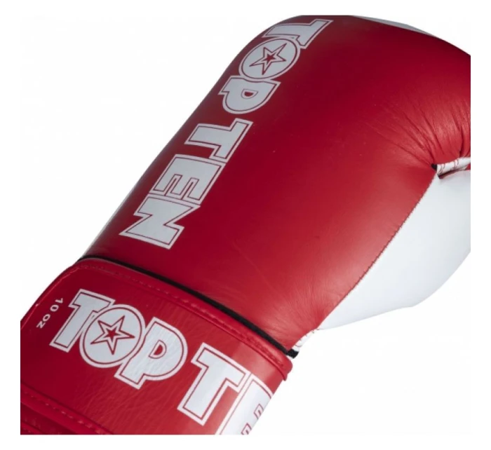 Boxerské rukavice model 21348279 10 oz červené - TOP TEN