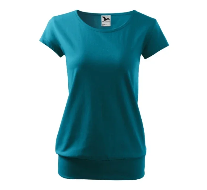 City tričko dámské tmavý tyrkys City tričko dámské tmavý tyrkys