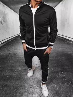 FashionStreet černá pánská tepláková souprava AX0701