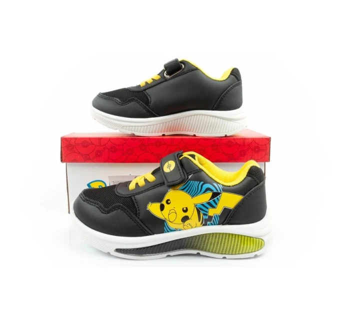 model 21394702 dětské sportovní boty tenisky lehké suchý zip černá žlutá - Leomil model 21394702 dětské sportovní boty tenisky lehké suchý zip černá žlutá - Leomil