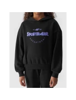 Dívčí nepruhovaná mikina s kapucí 4F Junior 4FJWAW24TSWSF1213-20S Dívčí nepruhovaná mikina s kapucí 4F Junior 4FJWAW24TSWSF1213-20S