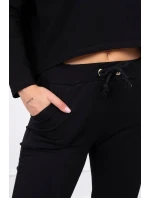 Souprava s oversize blůzou černé barvy Souprava s oversize blůzou černé barvy