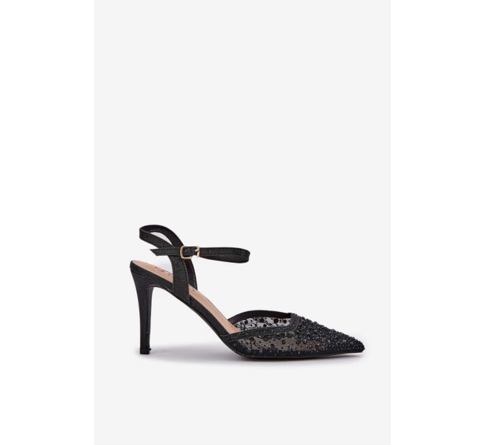 Ozdobené Lodičky S  Černé model 21684907 - Boto