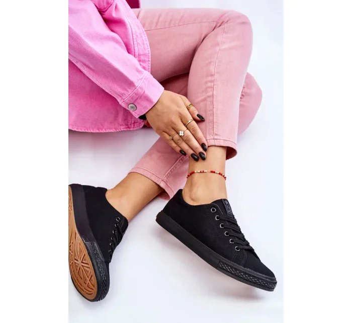 Dámské klasické tenisky Černé Eleya Dámské klasické tenisky Černé Eleya