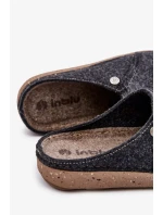 Pánská Domácí Obuv Pantofle Inblu Grafitové Pánská Domácí Obuv Pantofle Inblu Grafitové