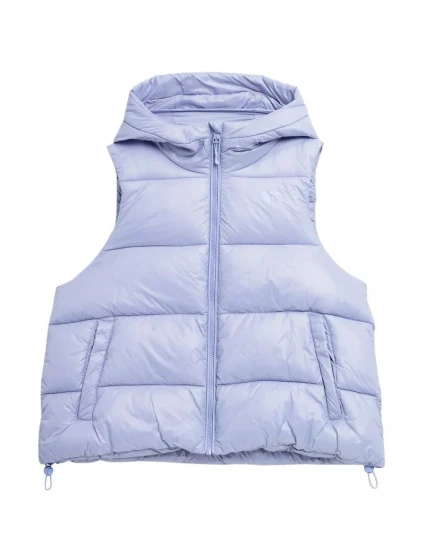 Dámská péřová vesta 4FSS23TDJAF092 52S fialková- 4F