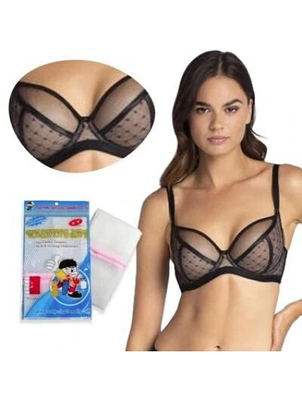 Dámská podprsenka model 21866311 01 Černá s béžovou - Gatta