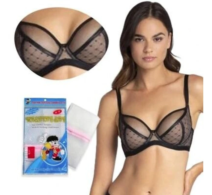 Dámská podprsenka NANCY 01 Černá s béžovou - Gatta