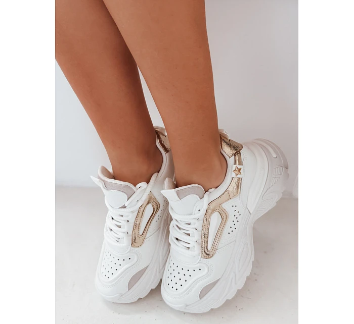 Dámské tenisky BL568 CELESTIC ZY0817 bílo-zlaté - FashionStreet Dámské tenisky BL568 CELESTIC ZY0817 bílo-zlaté - FashionStreet