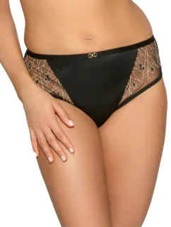 Dámské kalhotky brazilky AV model 17670008 BLACK - Ava