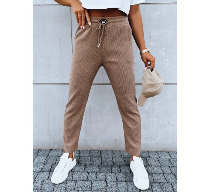 Dámské tepláky STARLUXE camel FashionStreet UY1646