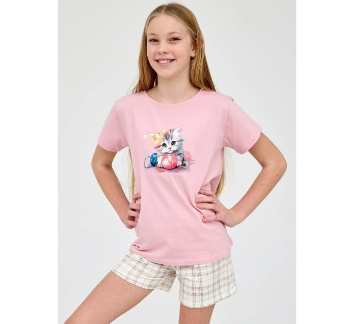 Piżama Cornette Young Girl 788/122 Kitty 2 kr/r 134-164 Piżama Cornette Young Girl 788/122 Kitty 2 kr/r 134-164
