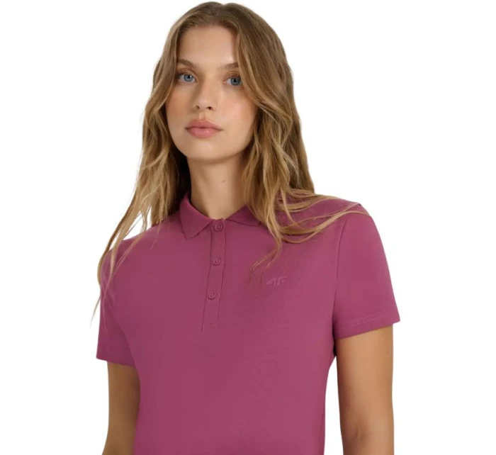 Dámské polo tričko vínové WAW25TPTS 60S model 21391924 - 4F Dámské polo tričko vínové WAW25TPTS 60S model 21391924 - 4F
