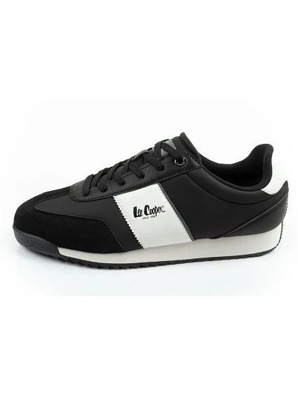 Lee Cooper sportovní boty tenisky pánské módní pohodlné černé Lee Cooper sportovní boty tenisky pánské módní pohodlné černé